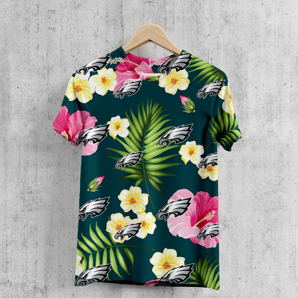 Philadelphia Eagles Summer Floral T-Shirt