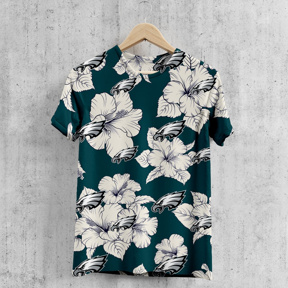 Philadelphia Eagles Tropical Floral T-Shirt