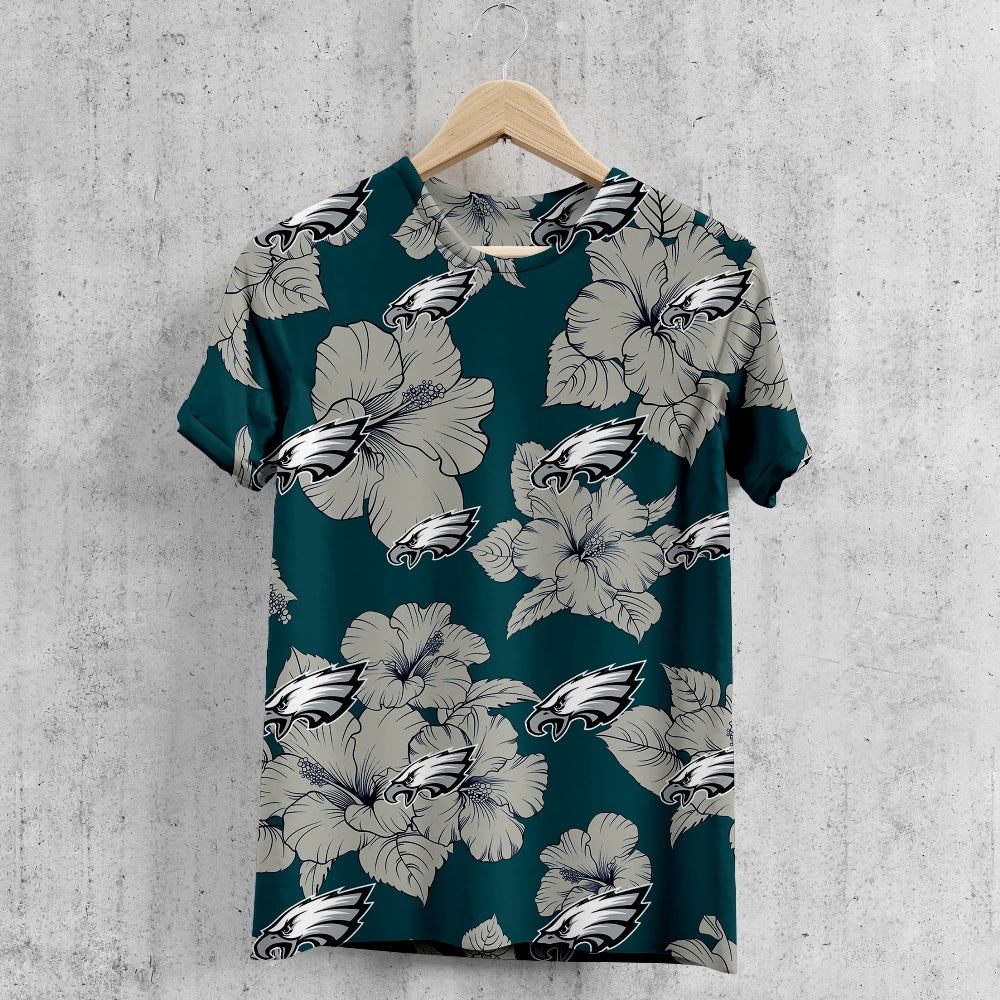 Philadelphia Eagles Tropical Floral T-Shirt