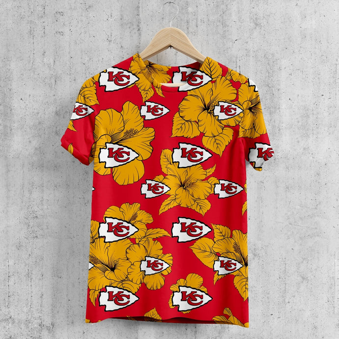 Kansas City Chiefs Tropical Floral T-Shirt