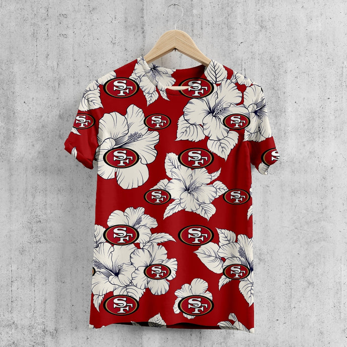 San Francisco 49ers Tropical Floral T-Shirt