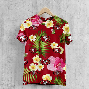 San Francisco 49ers Summer Floral T-Shirt
