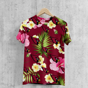 Arizona Cardinals Summer Floral T-Shirt