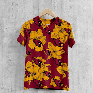 Arizona Cardinals Tropical Floral T-Shirt