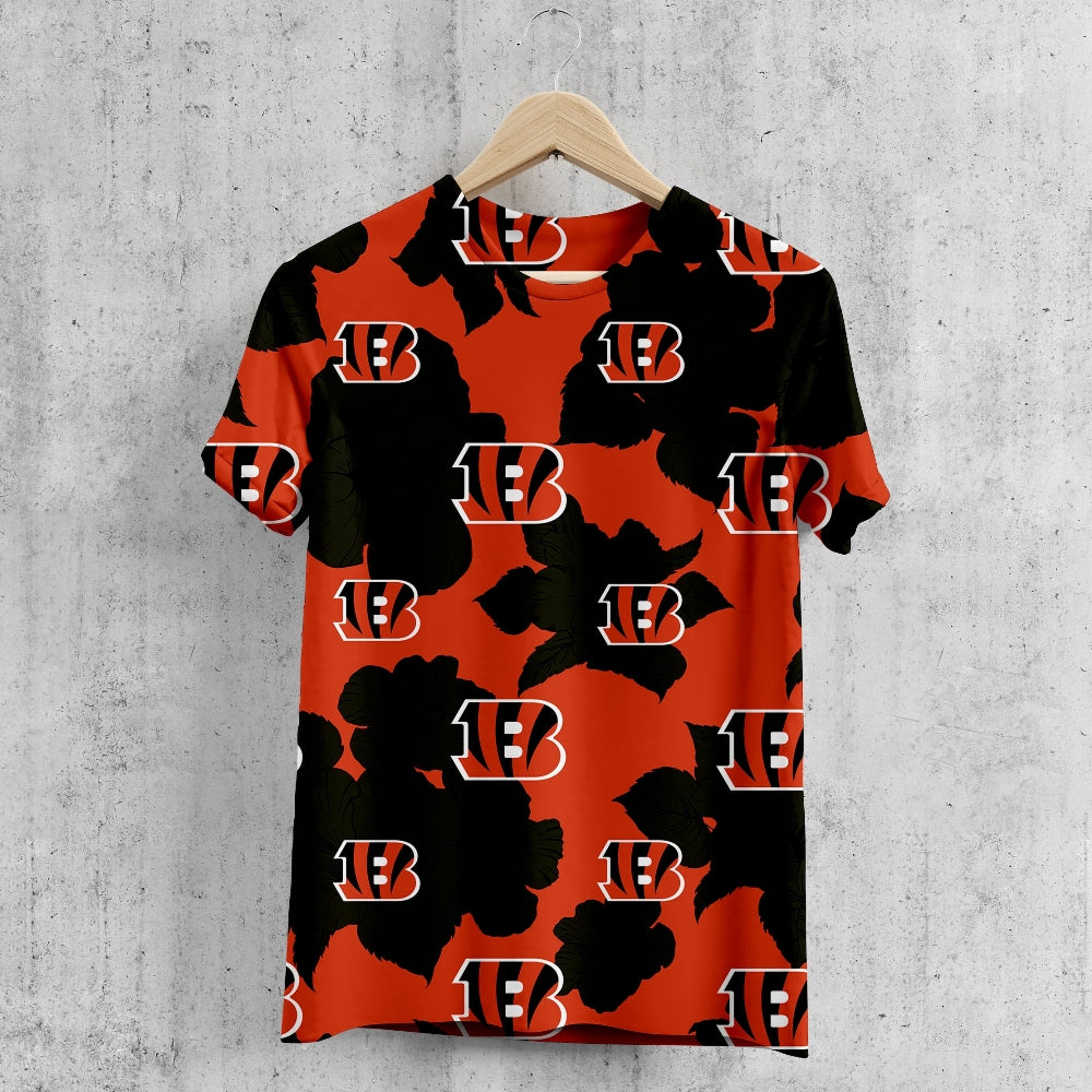 Cincinnati Bengals Tropical Floral T-Shirt