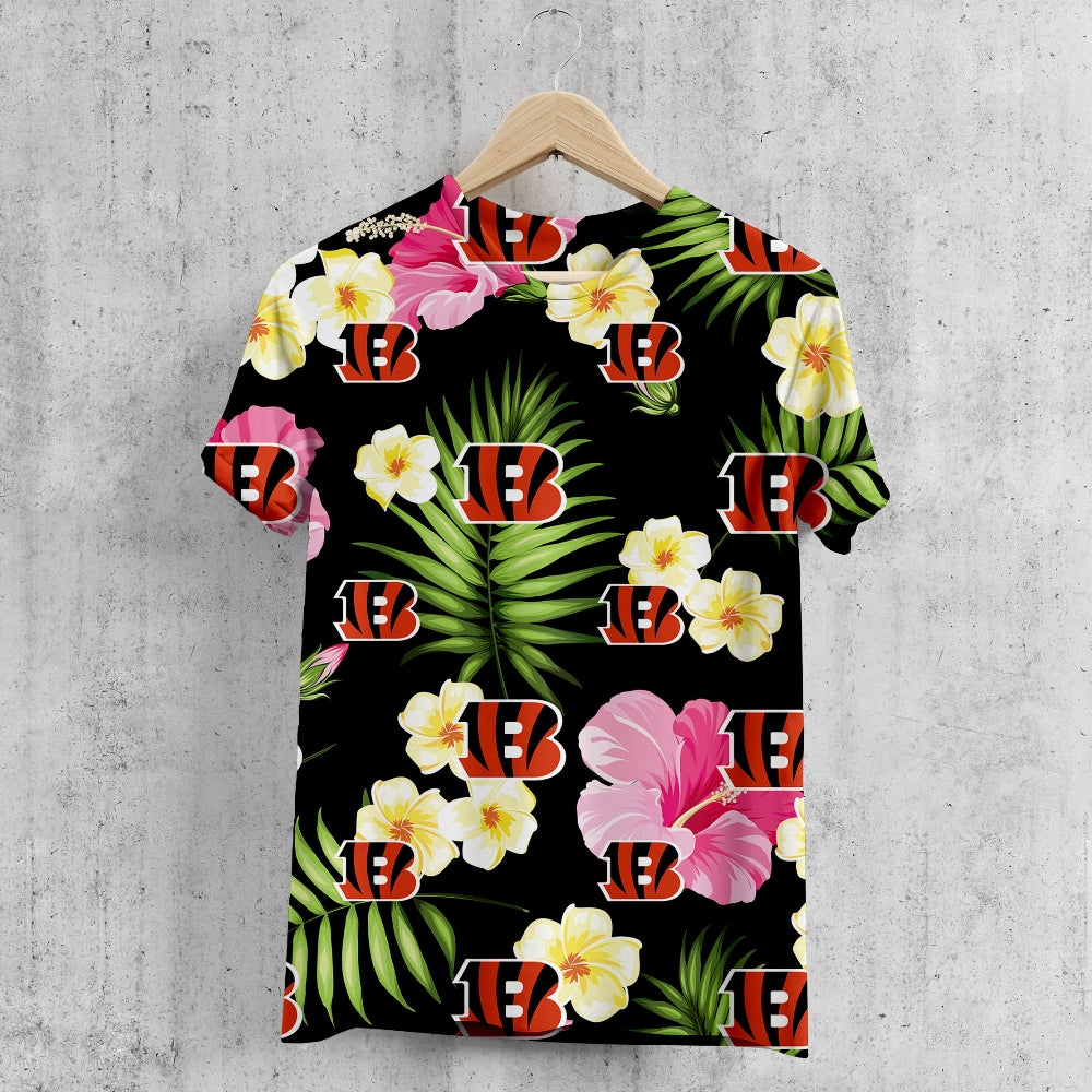 Cincinnati Bengals Summer Floral T-Shirt