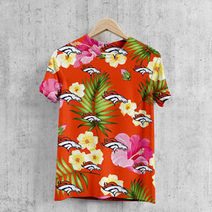 Denver Broncos Summer Floral T-Shirt