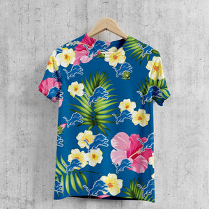Detroit Lions Summer Floral T-Shirt