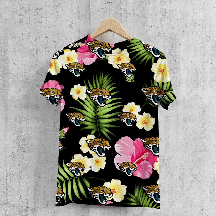 Jacksonville Jaguars Summer Floral T-Shirt