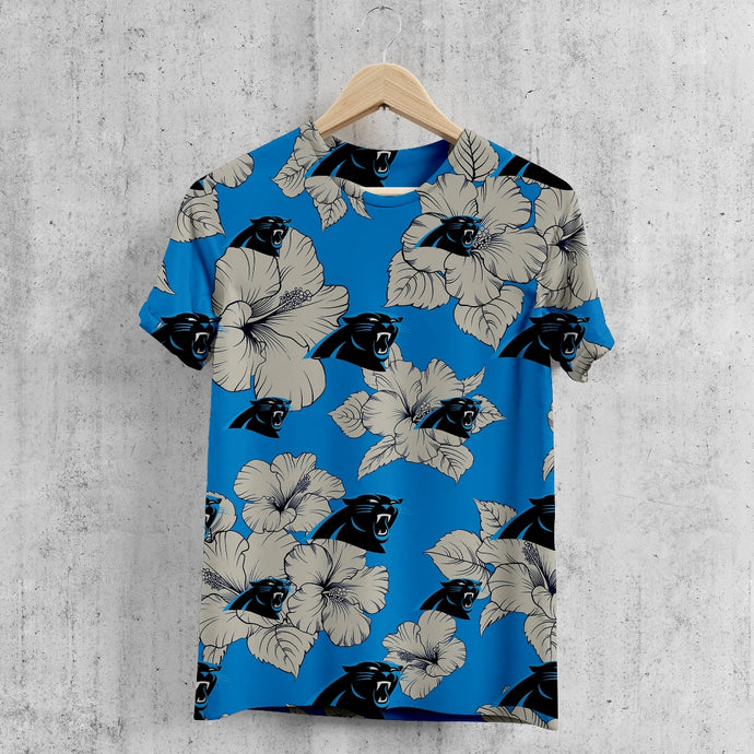 Carolina Panthers Tropical Floral T-Shirt