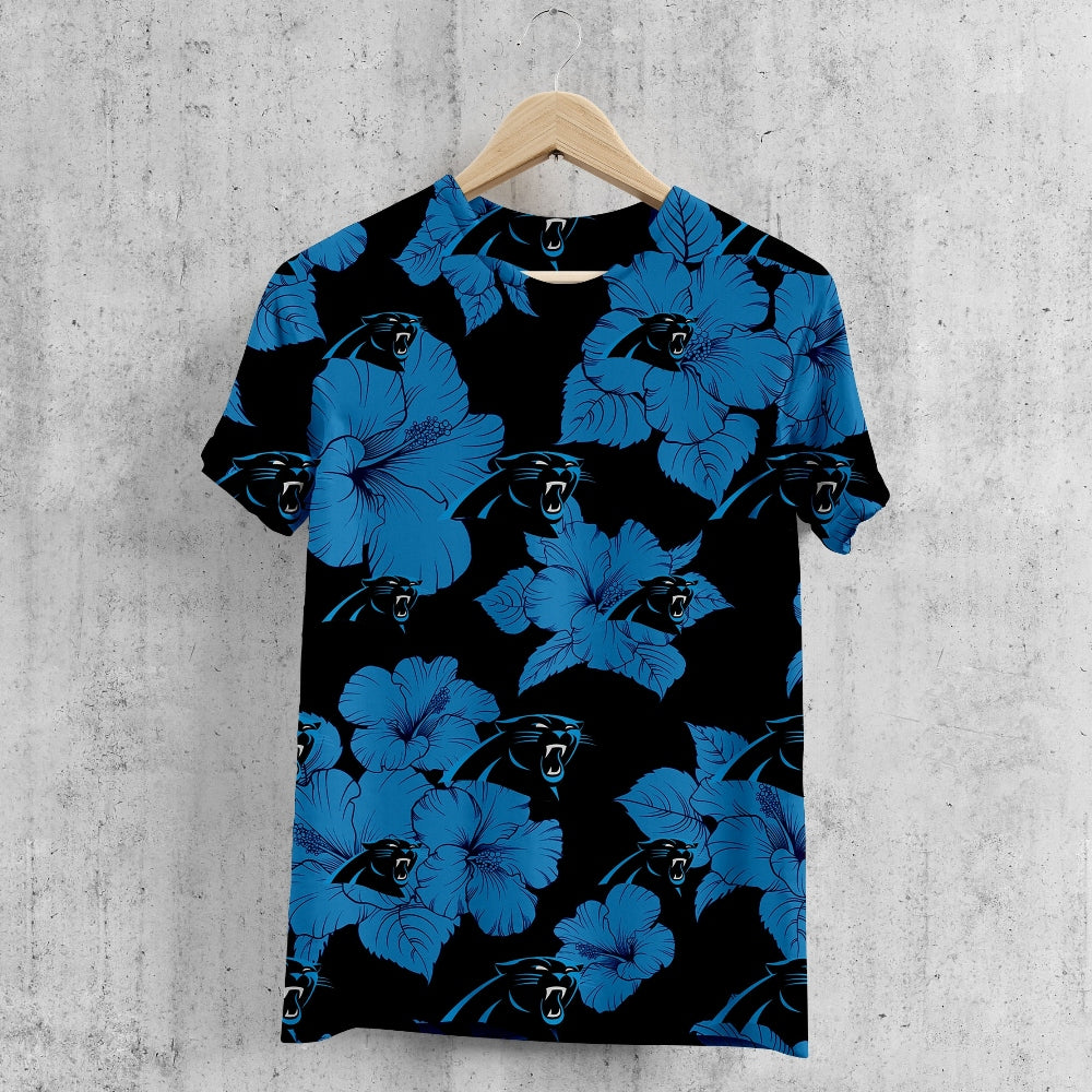 Carolina Panthers Tropical Floral T-Shirt