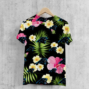 Carolina Panthers Summer Floral T-Shirt