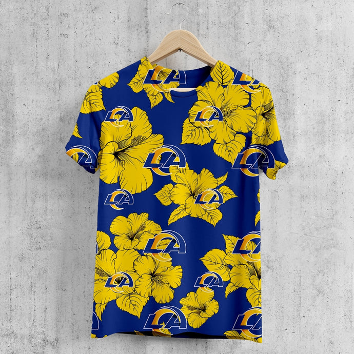 Los Angeles Rams Tropical Floral T-Shirt