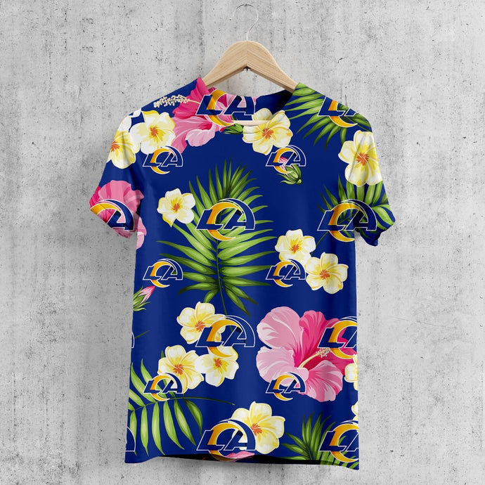Los Angeles Rams Summer Floral T-Shirt