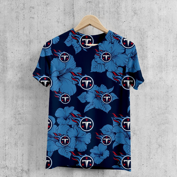 Tennessee Titans Tropical Floral T-Shirt