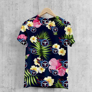 Tennessee Titans Summer Floral T-Shirt