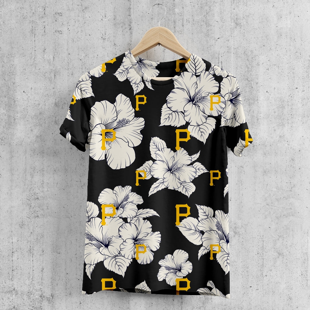 Pittsburgh Pirates Tropical Floral T-Shirt