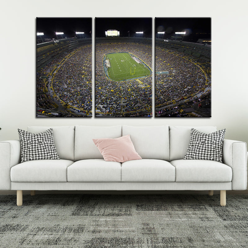 Green Bay Packers Stadium Wall Canvas 4