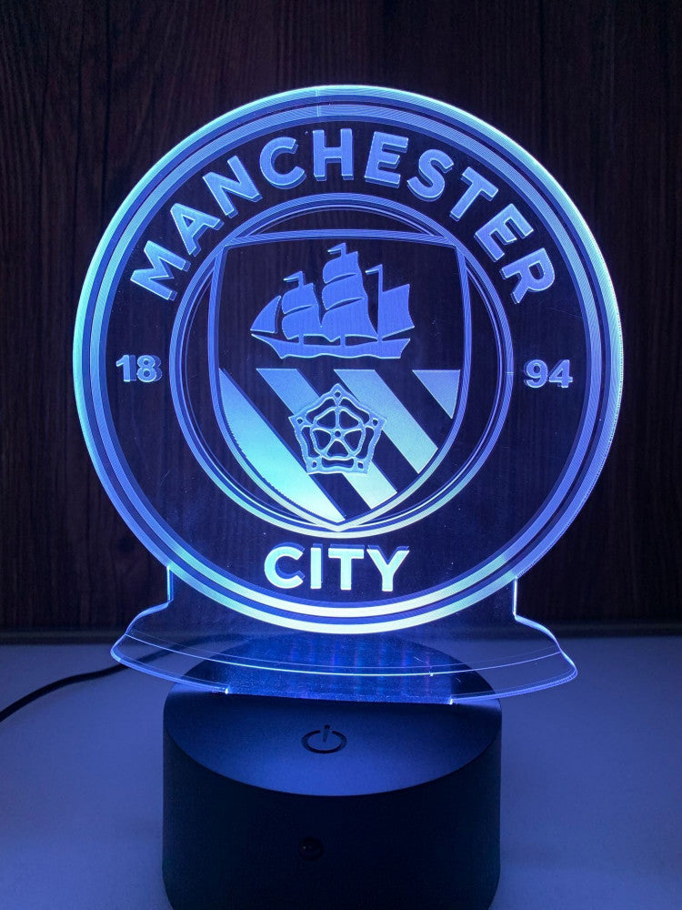 Manchester City 3D LED Lamp