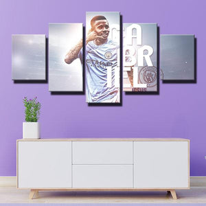 Gabriel Jesus Manchester City Wall Canvas