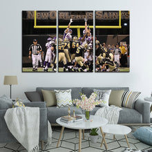 Load image into Gallery viewer, Garrett Hartley Kicks New Orleans Saints Wall Canvas 2