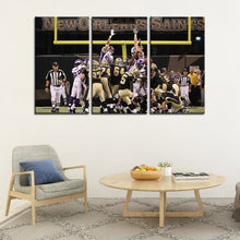 Load image into Gallery viewer, Garrett Hartley Kicks New Orleans Saints Wall Canvas 2