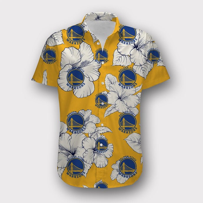 Golden State Warriors Tropical Floral Shirt