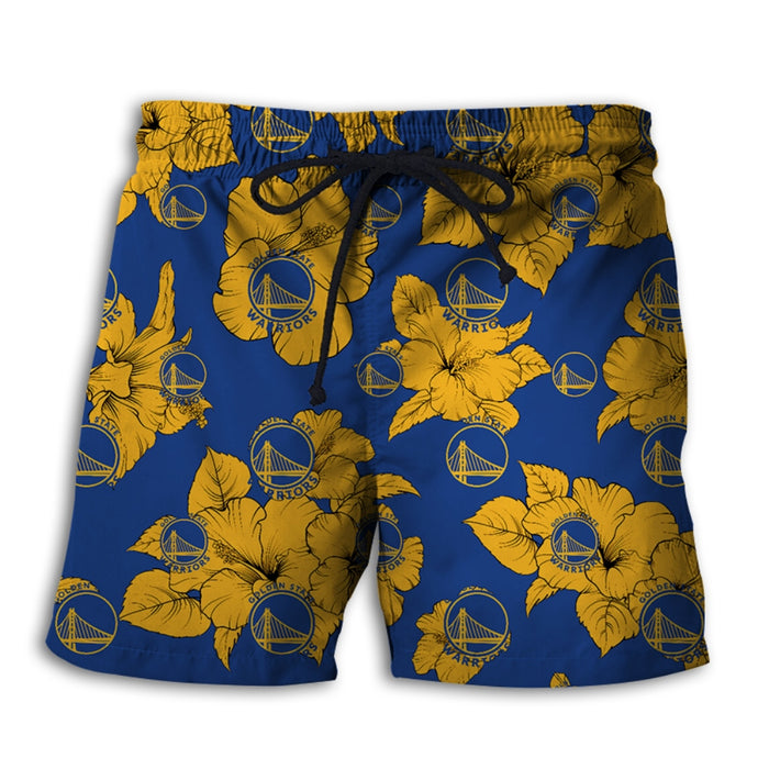 Golden State Warriors Tropical Floral Shorts
