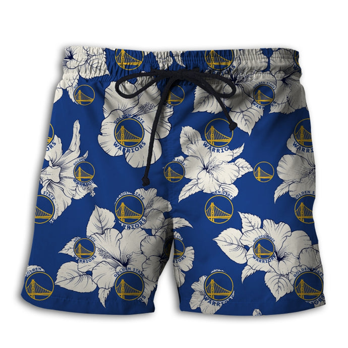 Golden State Warriors Tropical Floral Shorts