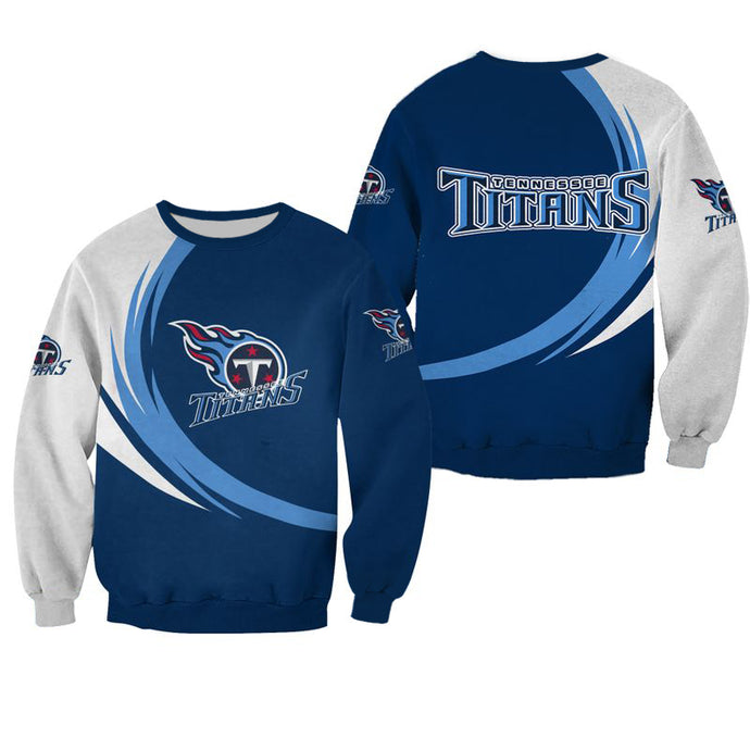 Tennessee Titans Curve Stripes Sweatshirt