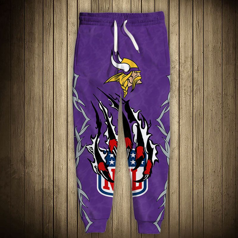 Minnesota Vikings Claw 3D Sweatpants