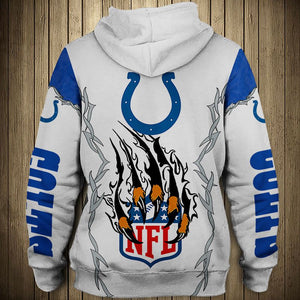 Indianapolis Colts Claw 3D Hoodie