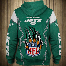 Load image into Gallery viewer, New York Jets Claw 3D Hoodie