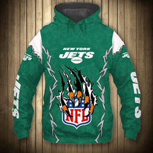 Load image into Gallery viewer, New York Jets Claw 3D Hoodie