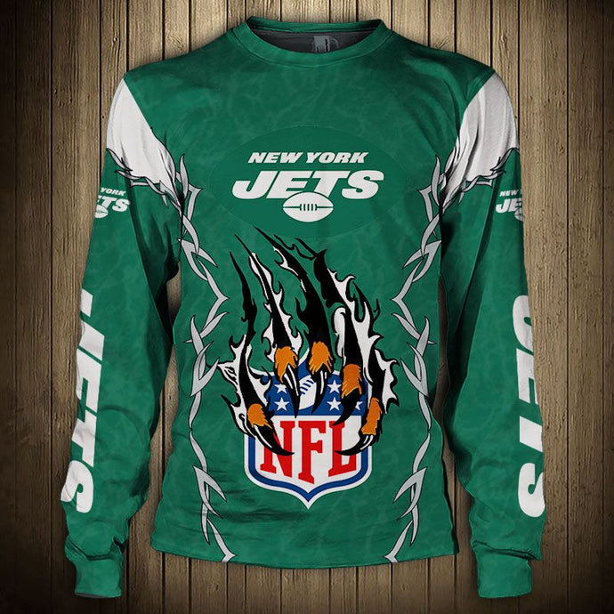 New York Jets Claw 3D Sweatshirt