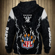 Load image into Gallery viewer, Las Vegas Raiders Claw 3D Hoodie