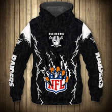 Load image into Gallery viewer, Las Vegas Raiders Claw 3D Hoodie