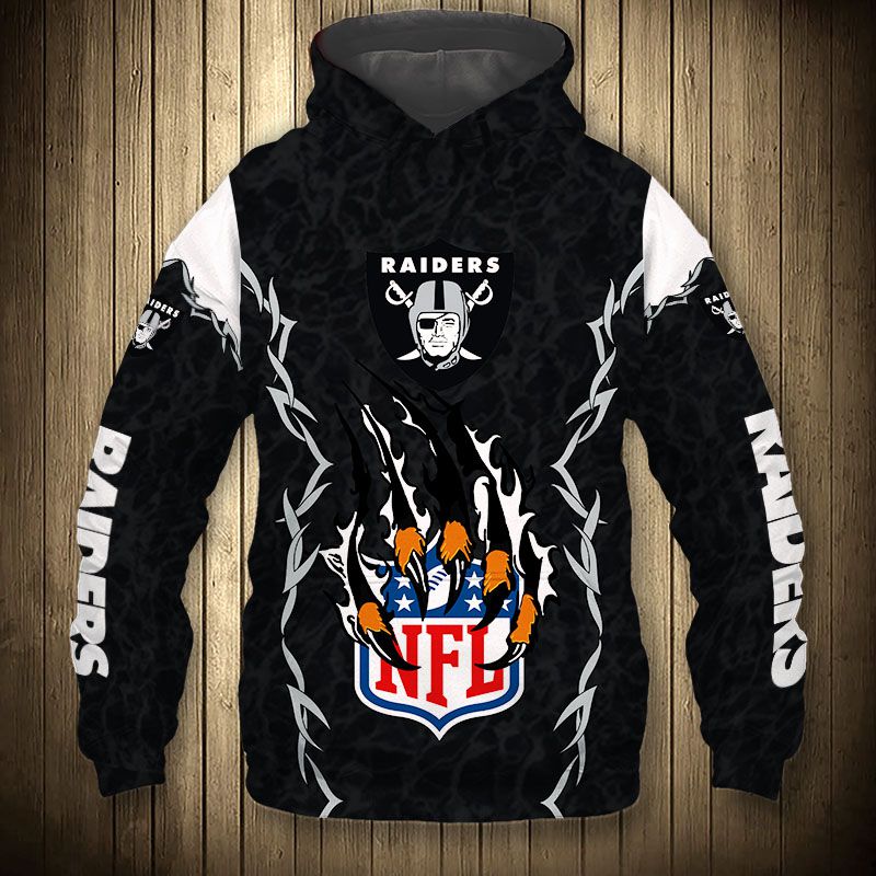 Las Vegas Raiders Claw 3D Hoodie