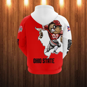 Ohio State Buckeyes Mascot Casual Hoodie