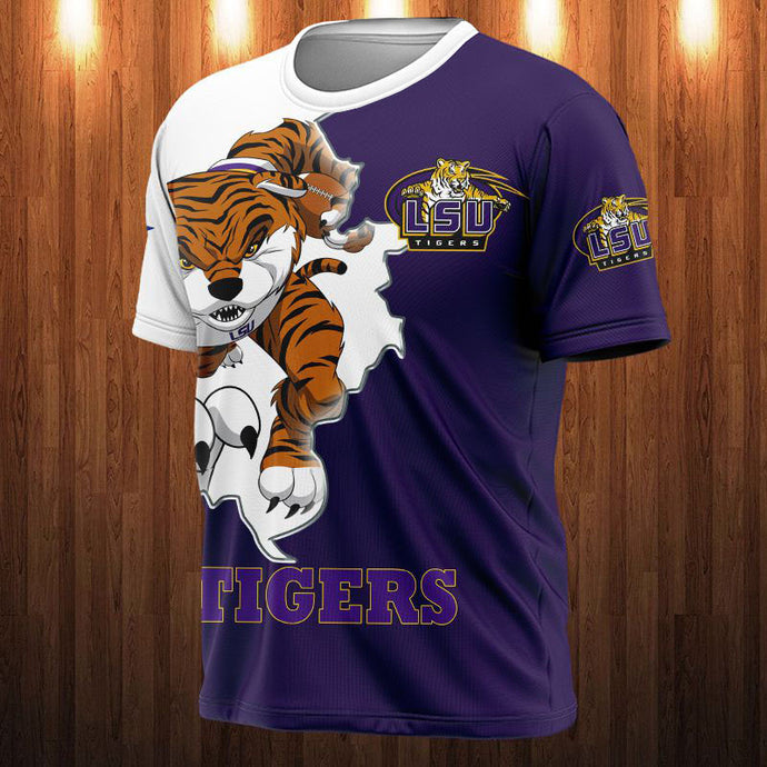 LSU Tigers Mascot Casual T-Shirt