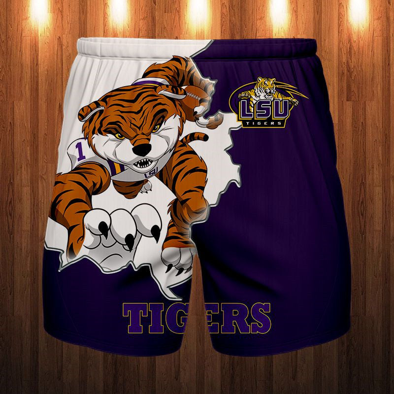 LSU Tigers Mascot Casual Shorts
