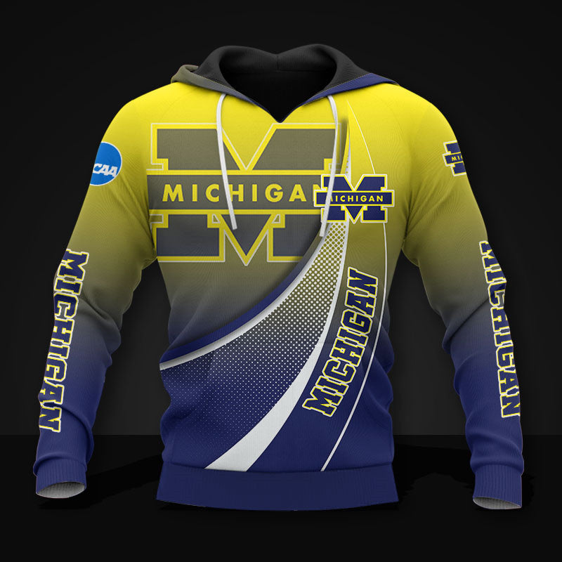 Michigan Wolverines Casual Hoodie