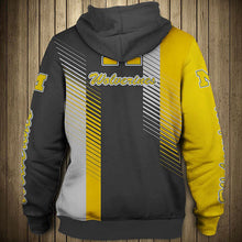 Load image into Gallery viewer, Michigan Wolverines Stripes Hoodie