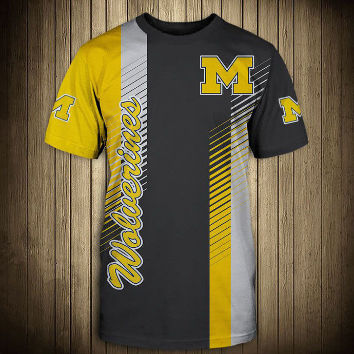 Michigan Wolverines Stripes T-Shirt