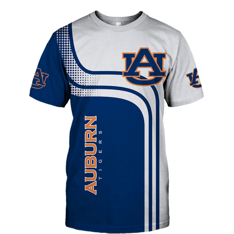 Auburn Tigers Spartans Casual T-Shirt