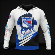 Load image into Gallery viewer, New York Rangers Casual 3D Hoodie