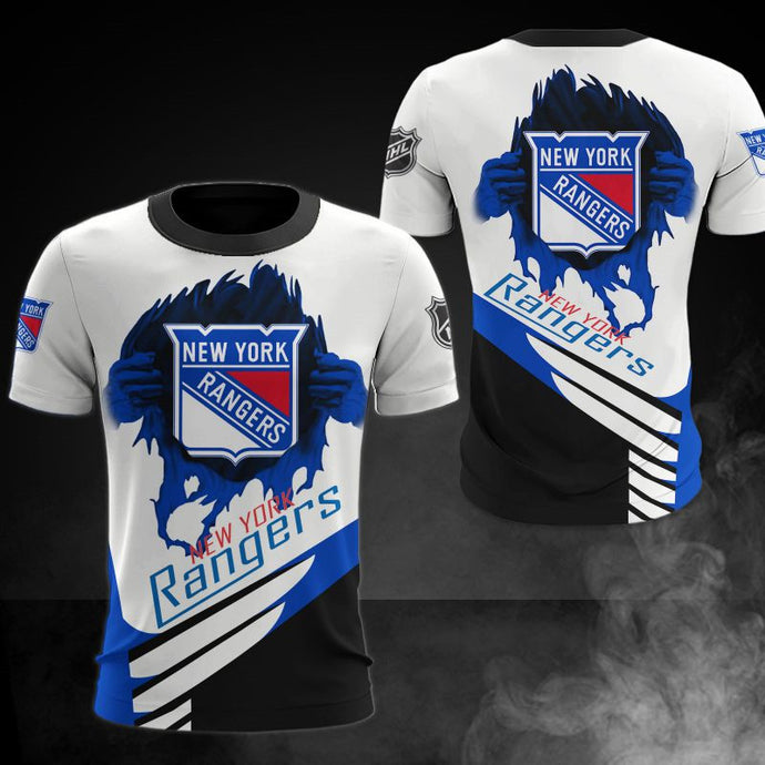 New York Rangers Casual 3D T-Shirt