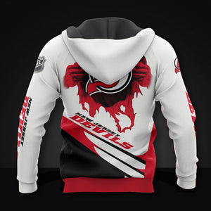 New Jersey Devils Casual 3D Hoodie