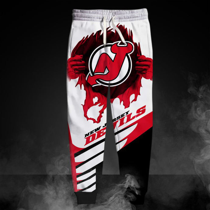 New Jersey Devils Casual 3D Sweatpants