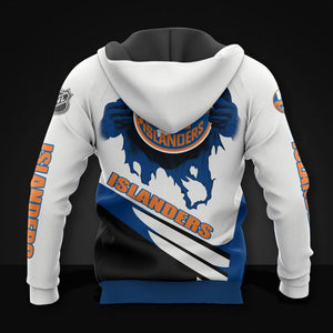 New York Islanders Casual 3D Hoodie